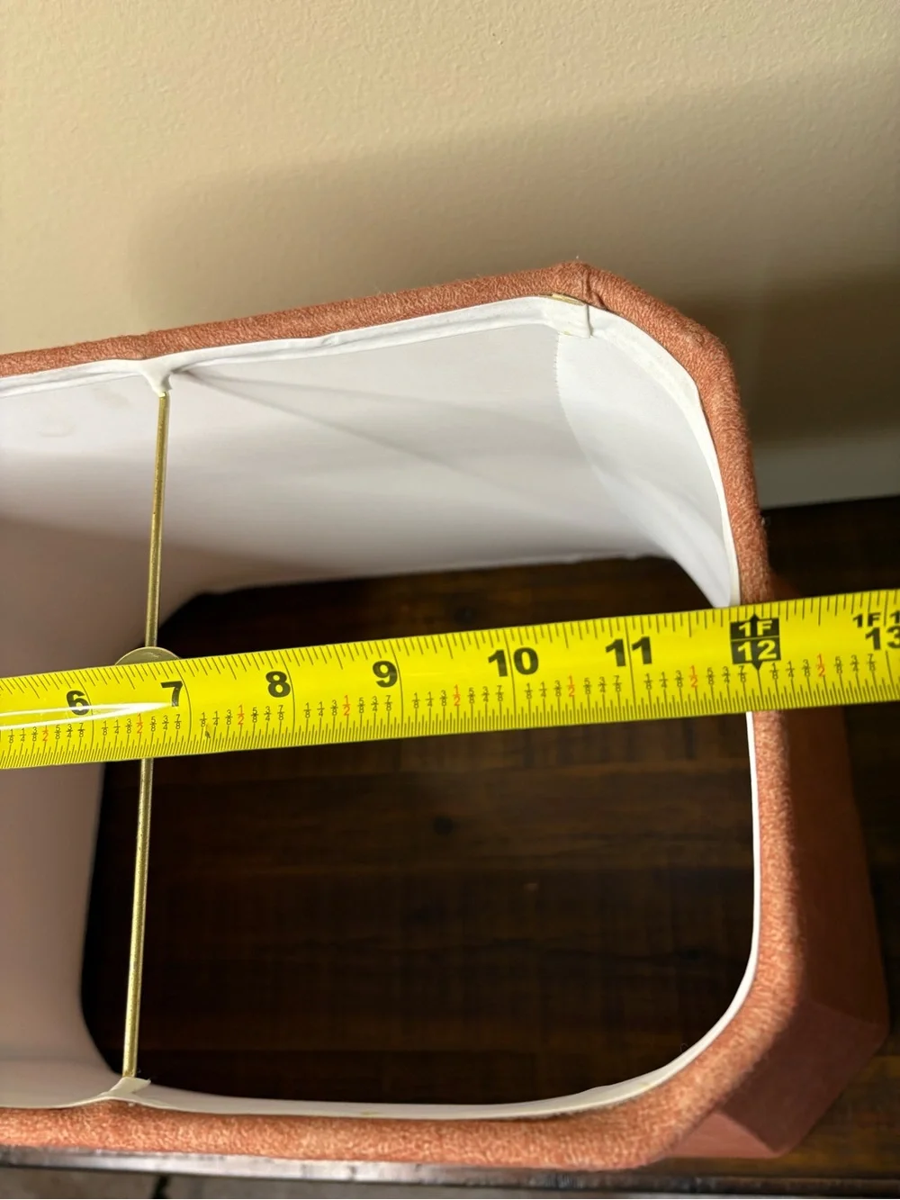 Beautiful Suede Square/ Bell Shape Lamp Shade - Picture 10 of 11